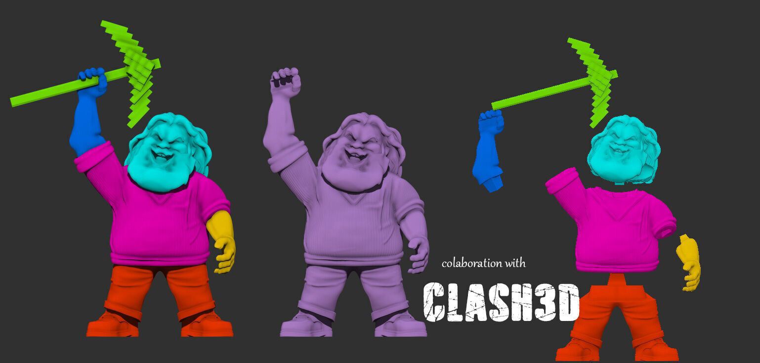 JACK BLACK- MINECRAFT MOVIE 3D print model_4