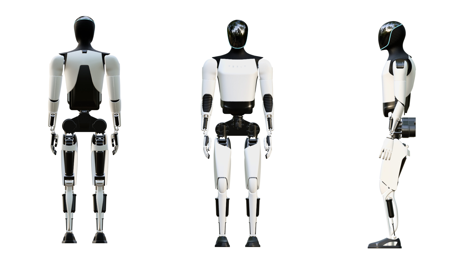 Optimus Gen tesla robot  Advanced Humanoid Robot Fully Rigged Low-poly 3D model_2