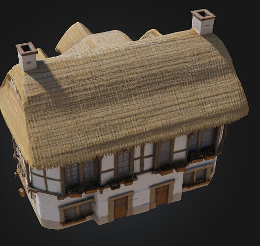 Medieval Inn 3D model 3