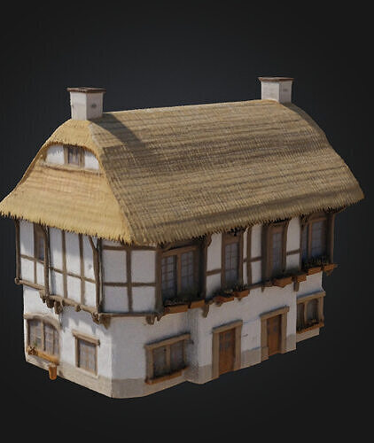 Medieval Inn 3D model 5