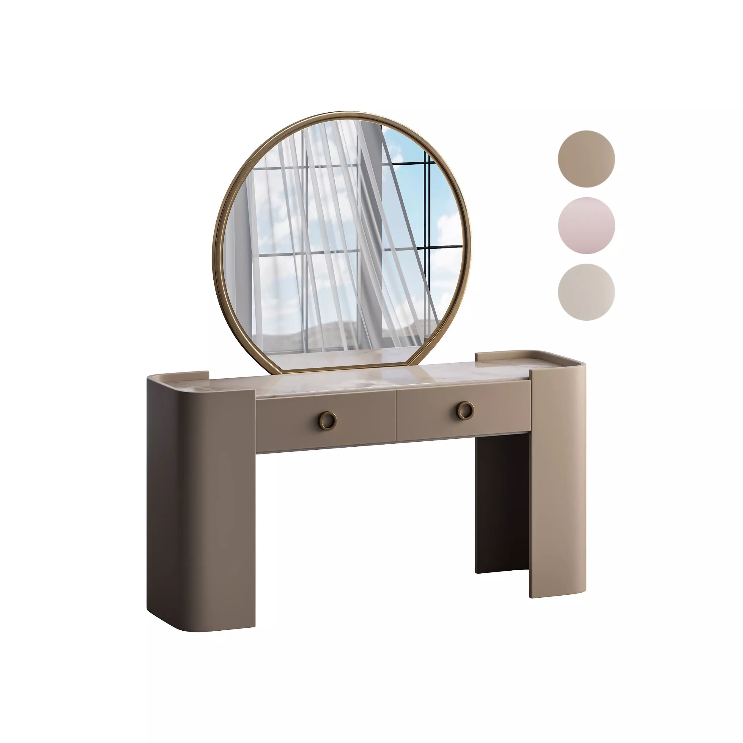 MASTER BED ROOM 3D model