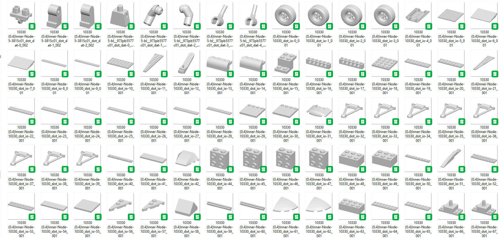 Wikibricks3D - 10330 McLaren MP44 - Ayrton Senna 3D print model_2