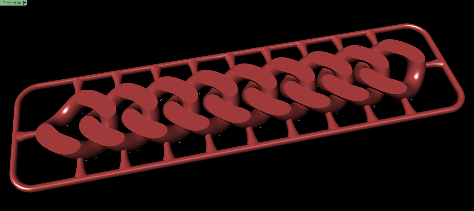 18mm Wide CUBAN Link Chain - SOLID FOR BRACELETS OR NECKLACE 3D print model_16