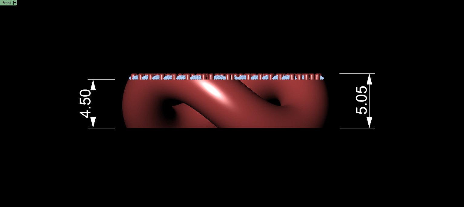 18mm Wide CUBAN Link Chain - SOLID FOR BRACELETS OR NECKLACE 3D print model_14