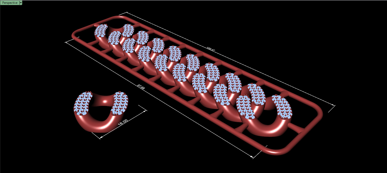 18mm Wide CUBAN Link Chain - SOLID FOR BRACELETS OR NECKLACE 3D print model_13