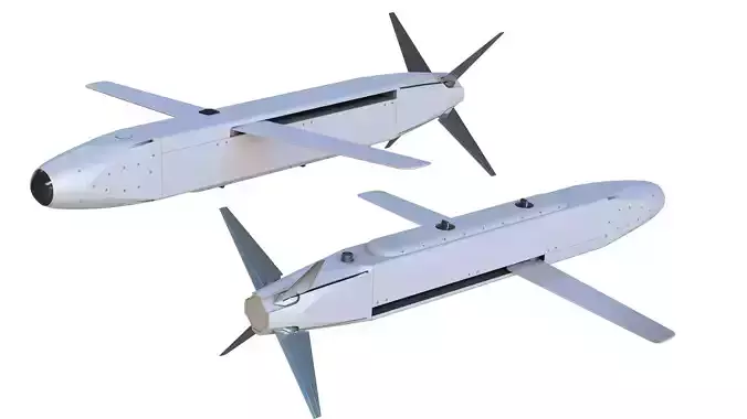 SPICE 250 Guided Bomb Low-poly 3D model