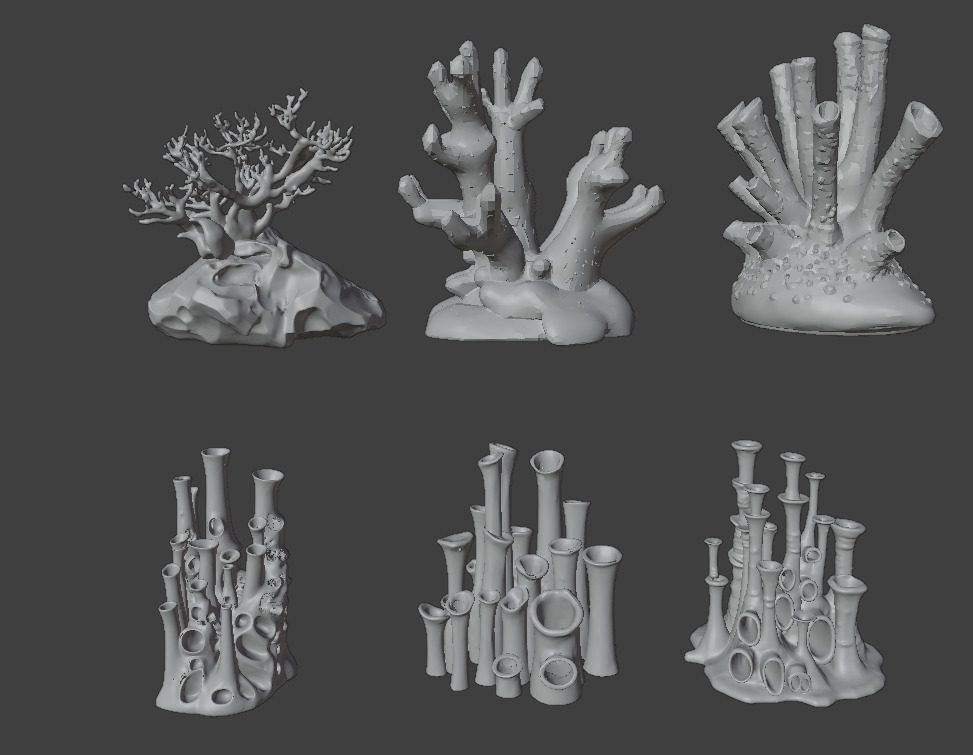 Reef Asset Pack Low-poly 3D model_23
