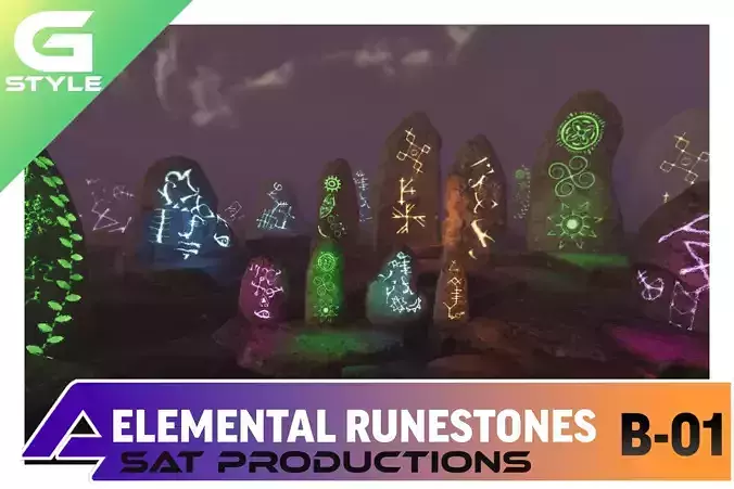Game Ready Elemental Runestones Pack