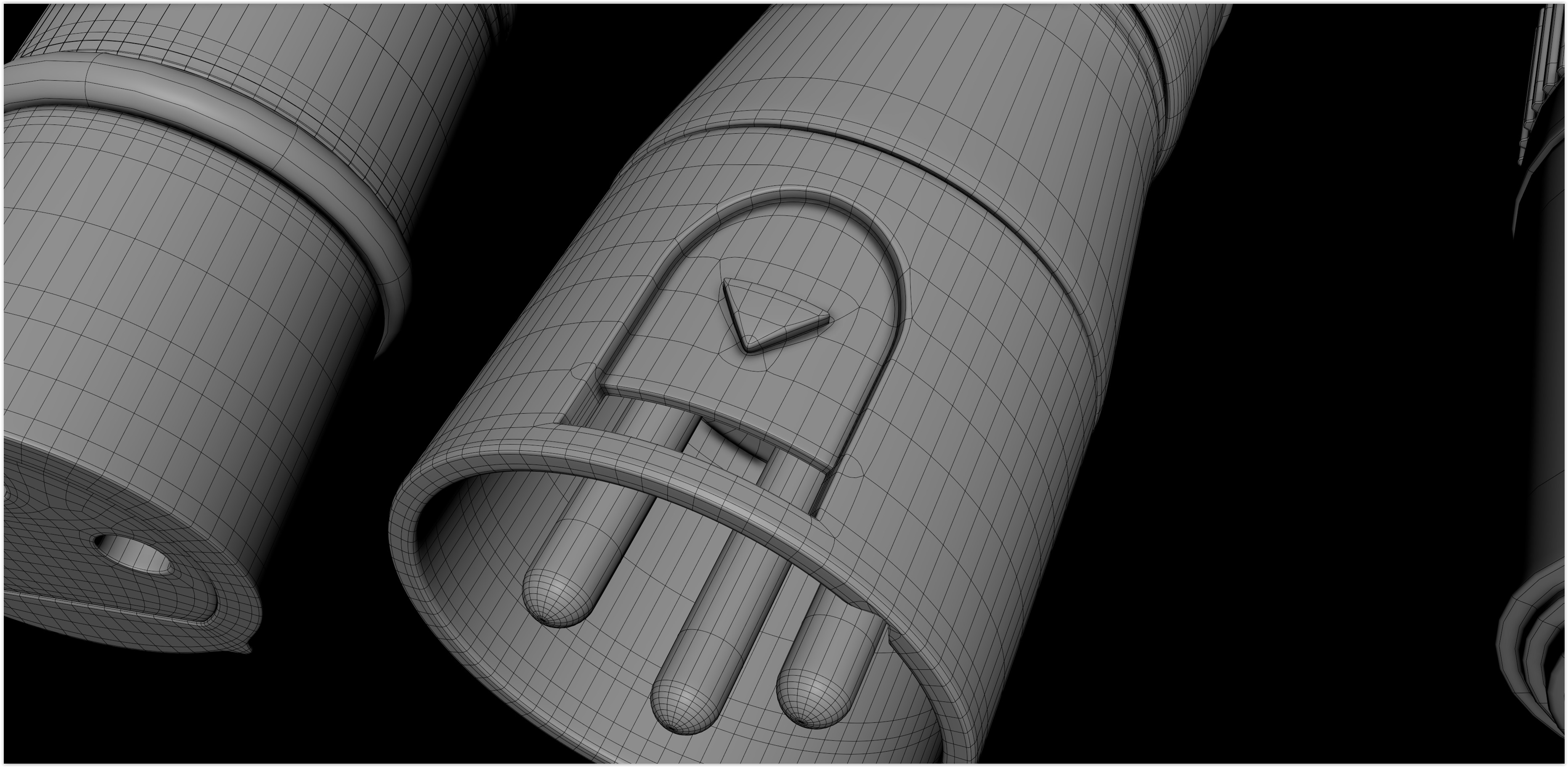 Realistic HQ Shure SM57 Dynamic Microphone plus Accesories 3D model_51