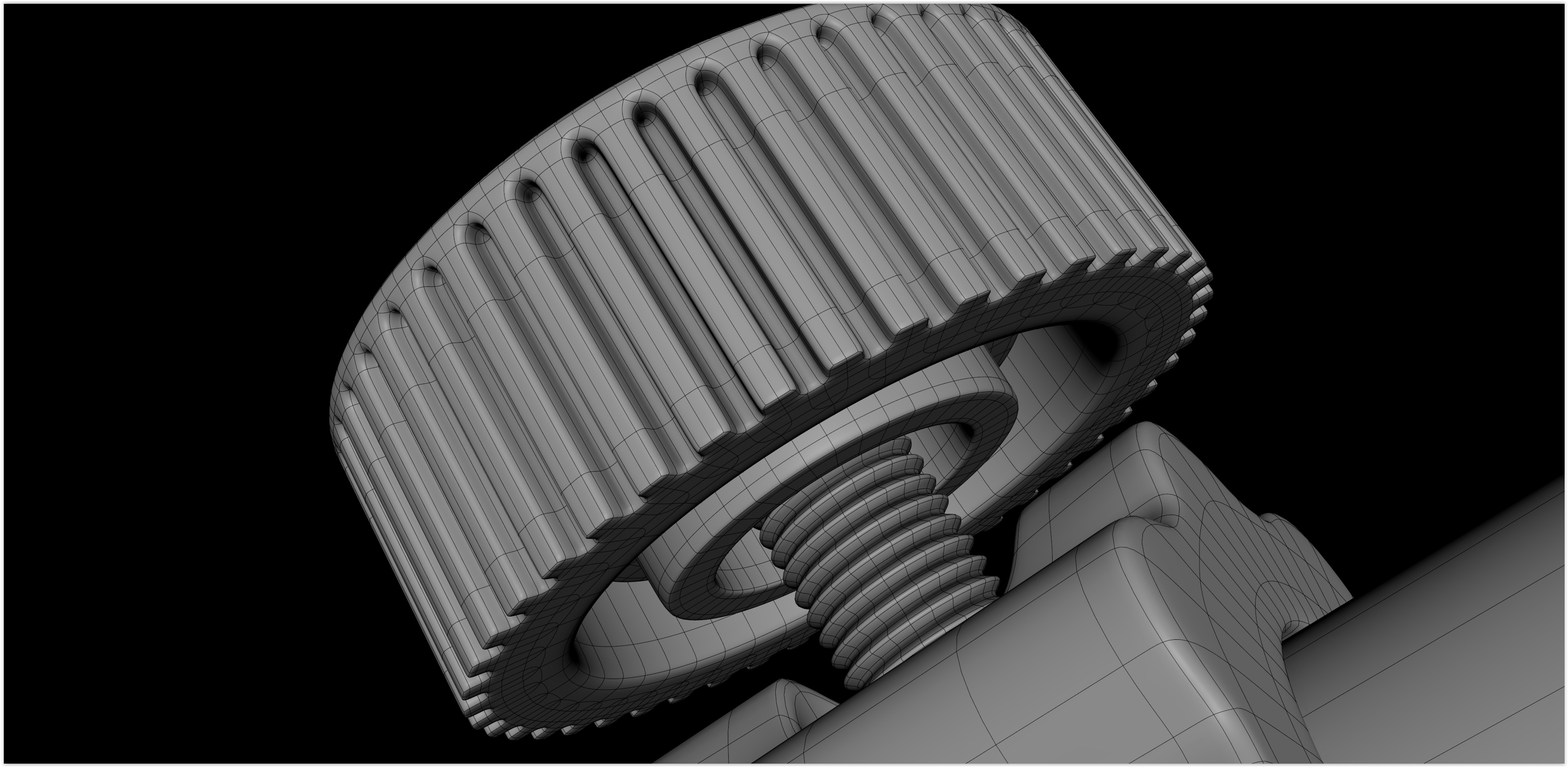 Realistic HQ Shure SM57 Dynamic Microphone plus Accesories 3D model_39