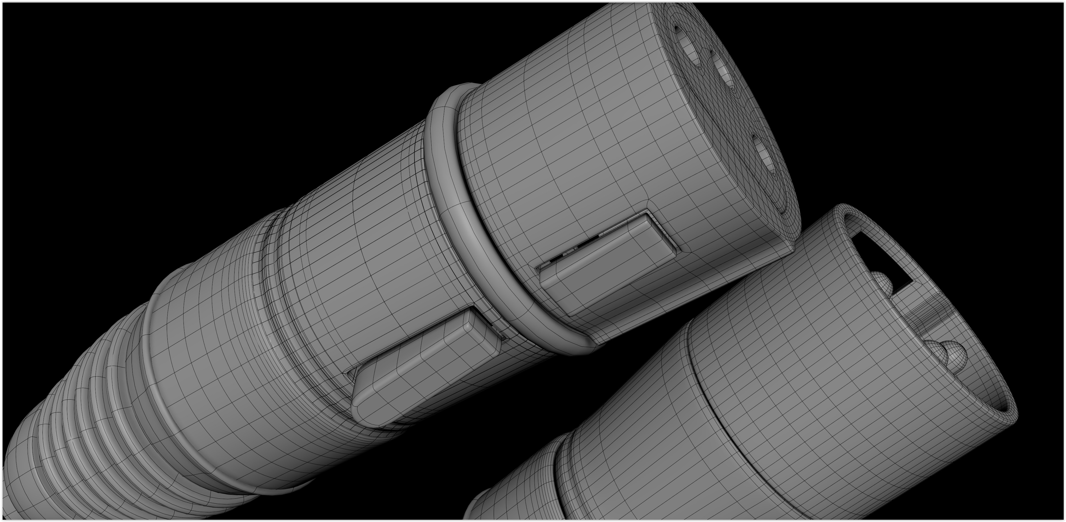 Realistic HQ Shure SM57 Dynamic Microphone plus Accesories 3D model_54