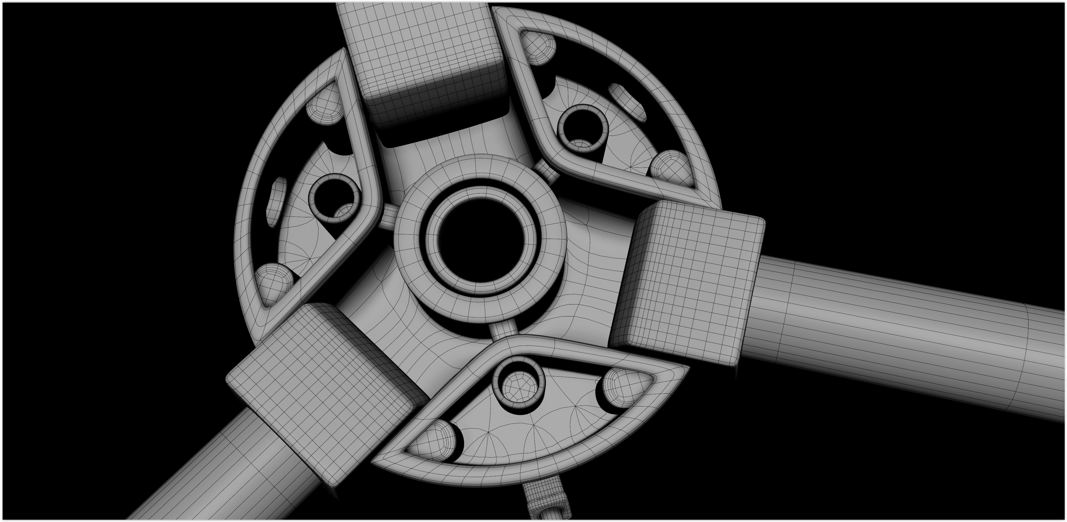 Realistic HQ Shure SM57 Dynamic Microphone plus Accesories 3D model_37