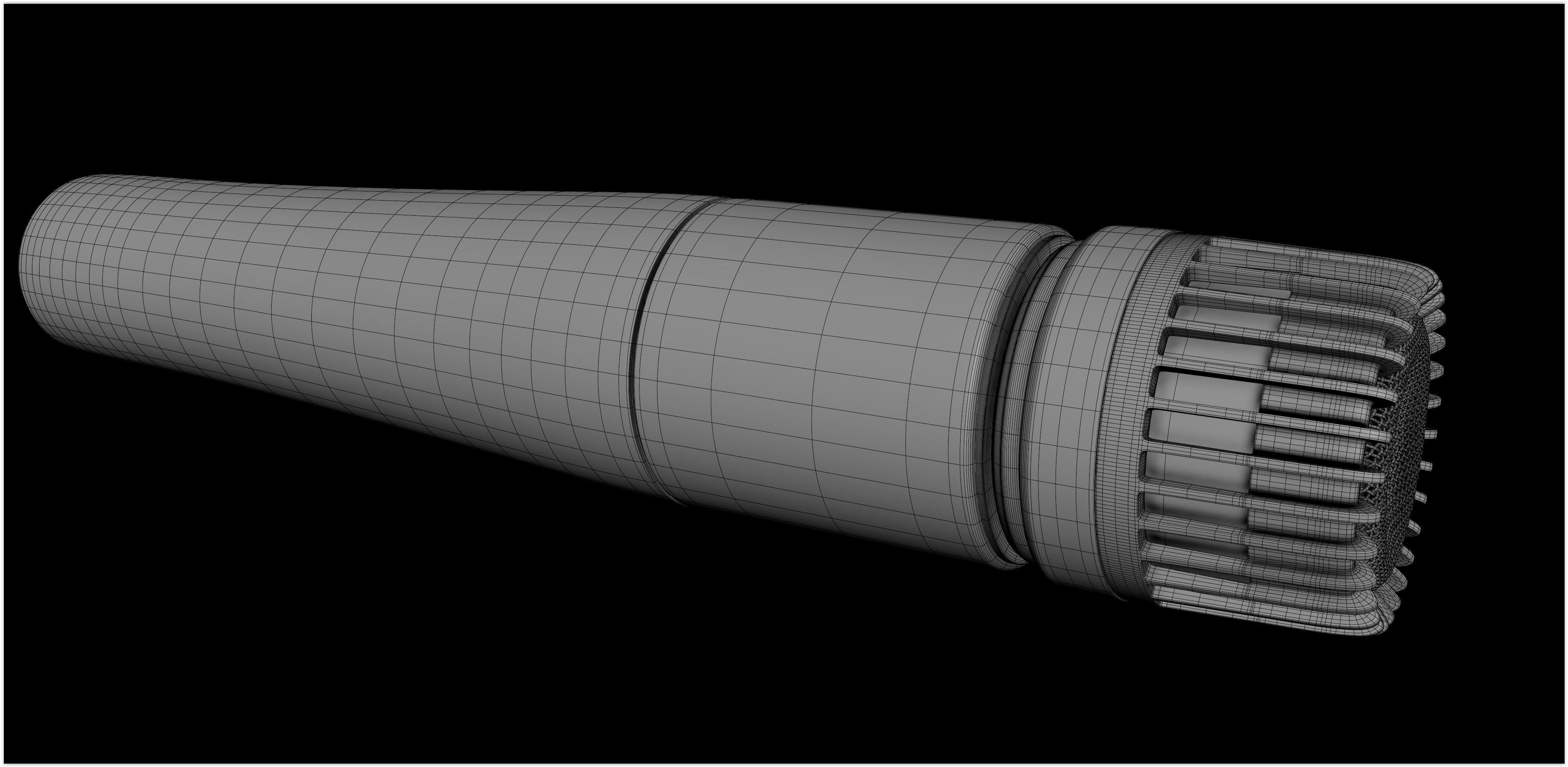 Realistic HQ Shure SM57 Dynamic Microphone plus Accesories 3D model_15