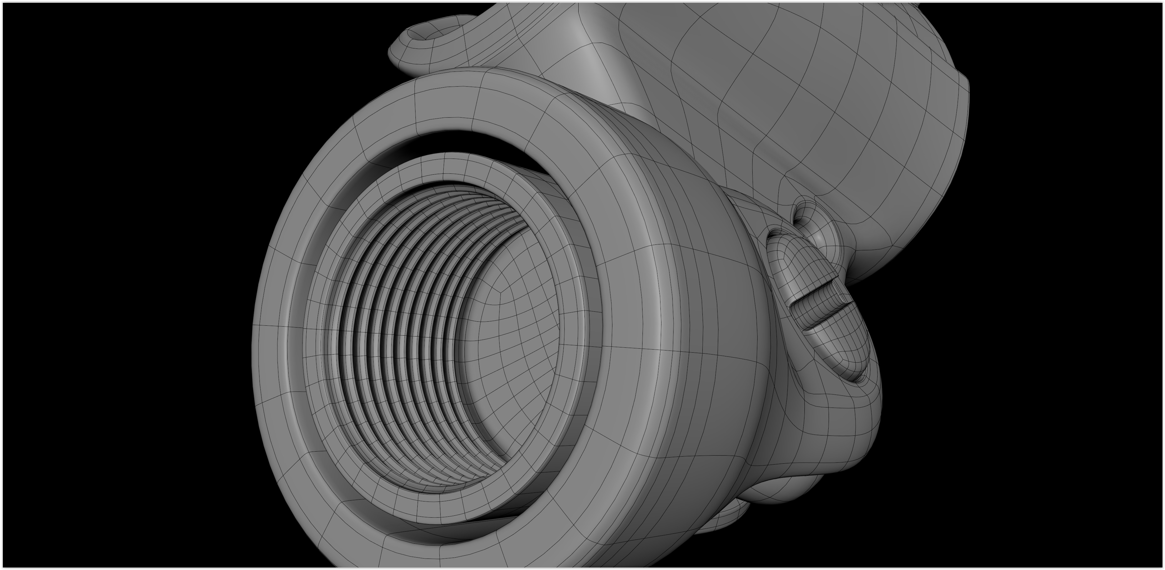 Realistic HQ Shure SM57 Dynamic Microphone plus Accesories 3D model_24