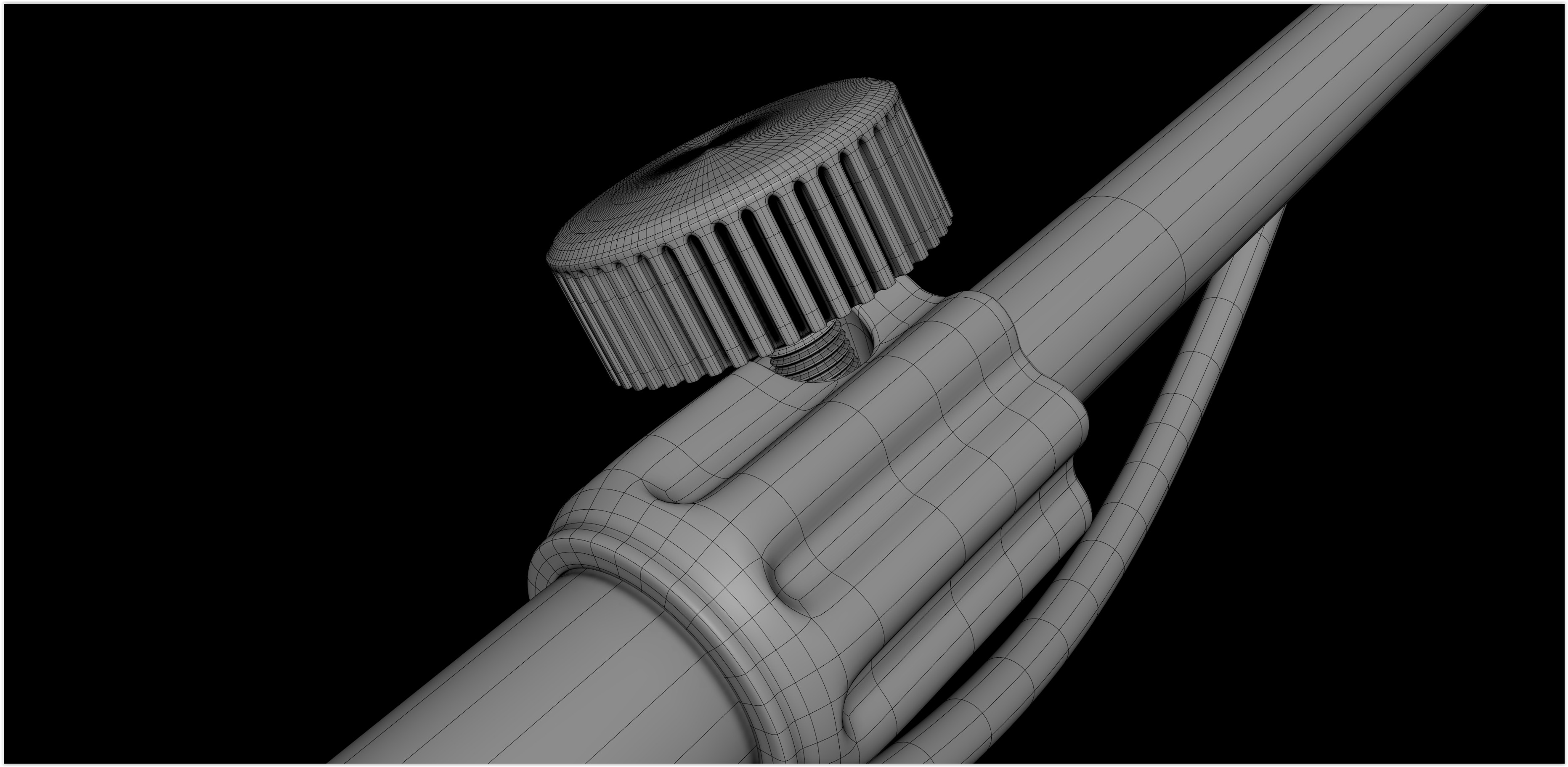 Realistic HQ Shure SM57 Dynamic Microphone plus Accesories 3D model_30