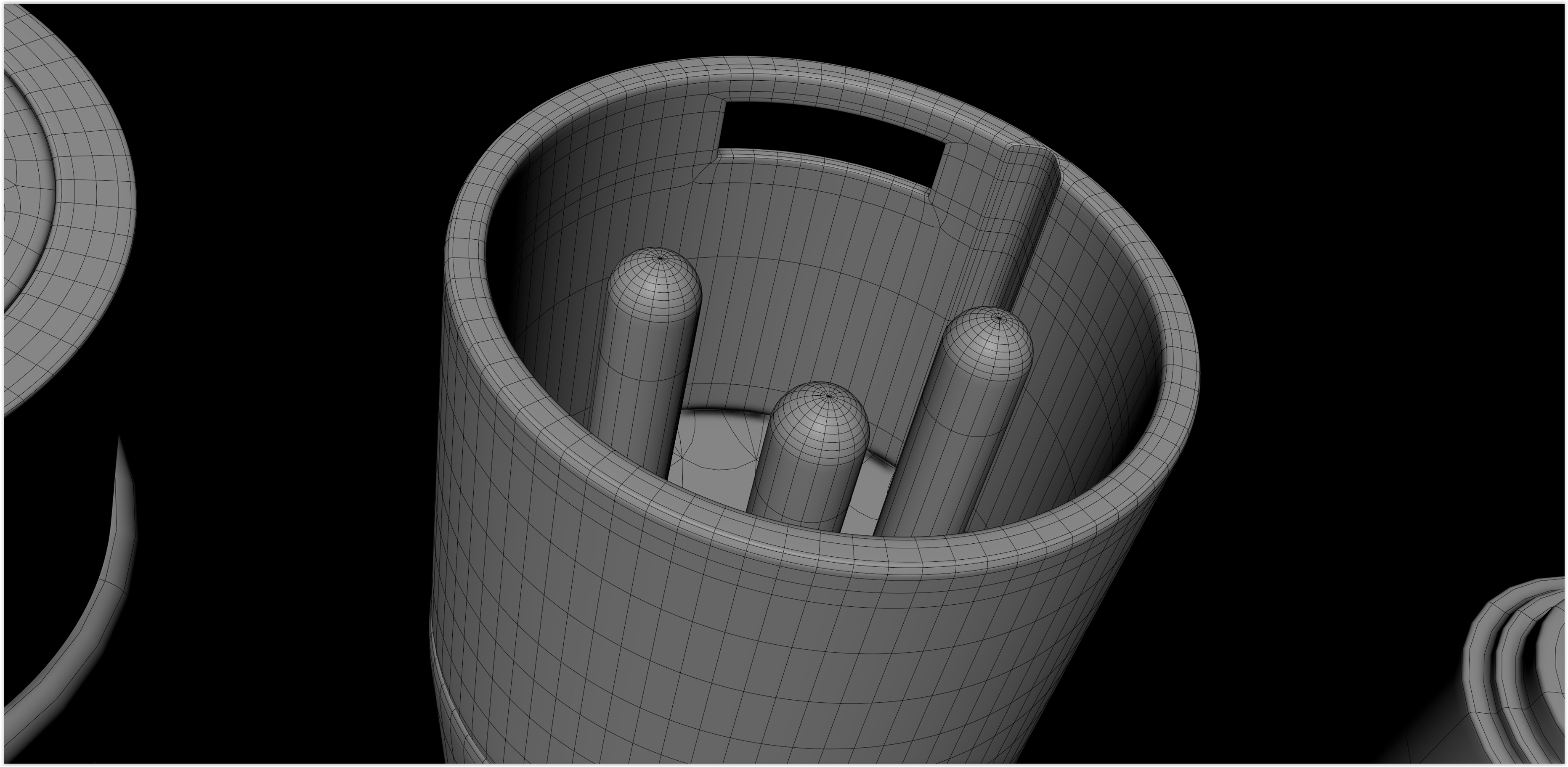 Realistic HQ Shure SM57 Dynamic Microphone plus Accesories 3D model_52