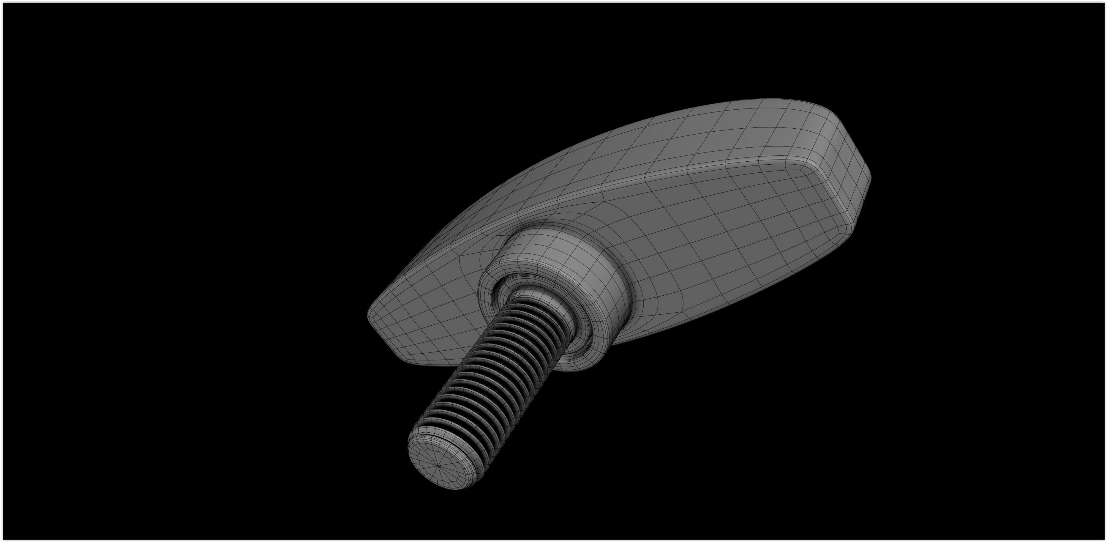 Realistic HQ Shure SM57 Dynamic Microphone plus Accesories 3D model_46