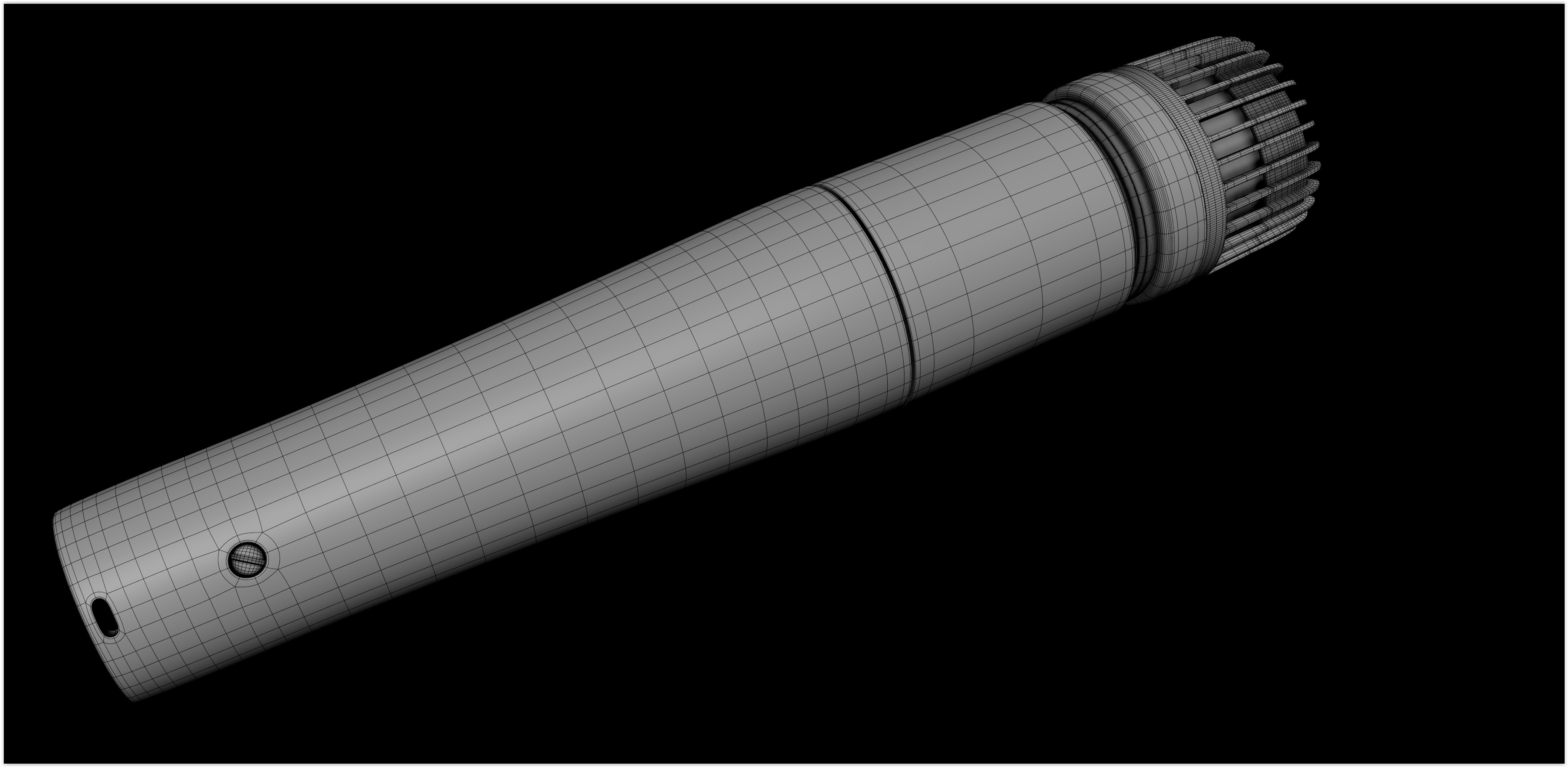 Realistic HQ Shure SM57 Dynamic Microphone plus Accesories 3D model_16