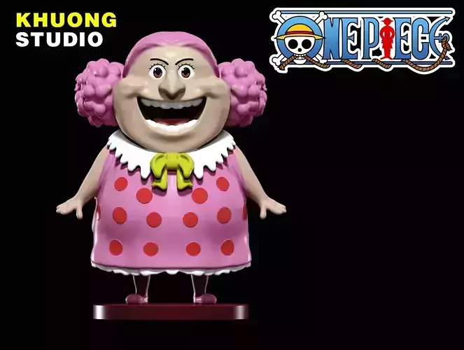 BIGMOM kid fanart - ONE PIECE - 3D PRINT 3D print model