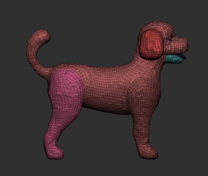 Caniche toy - Poodle 3D print model_4