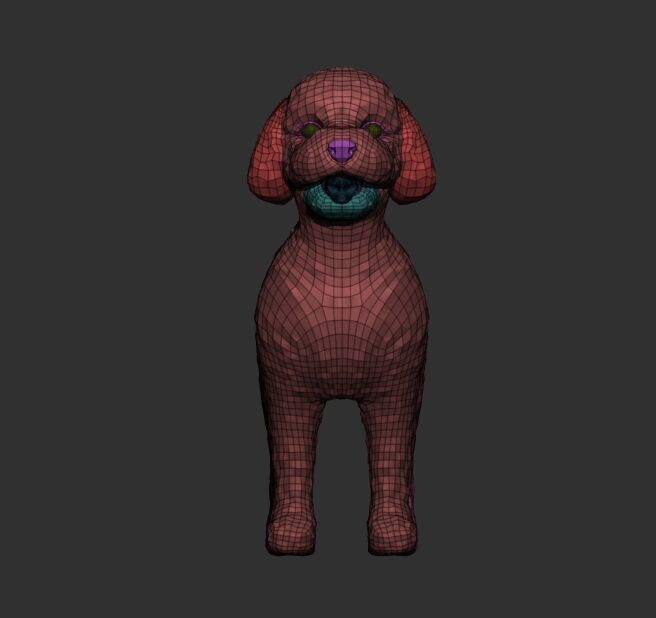 Caniche toy - Poodle 3D print model_6