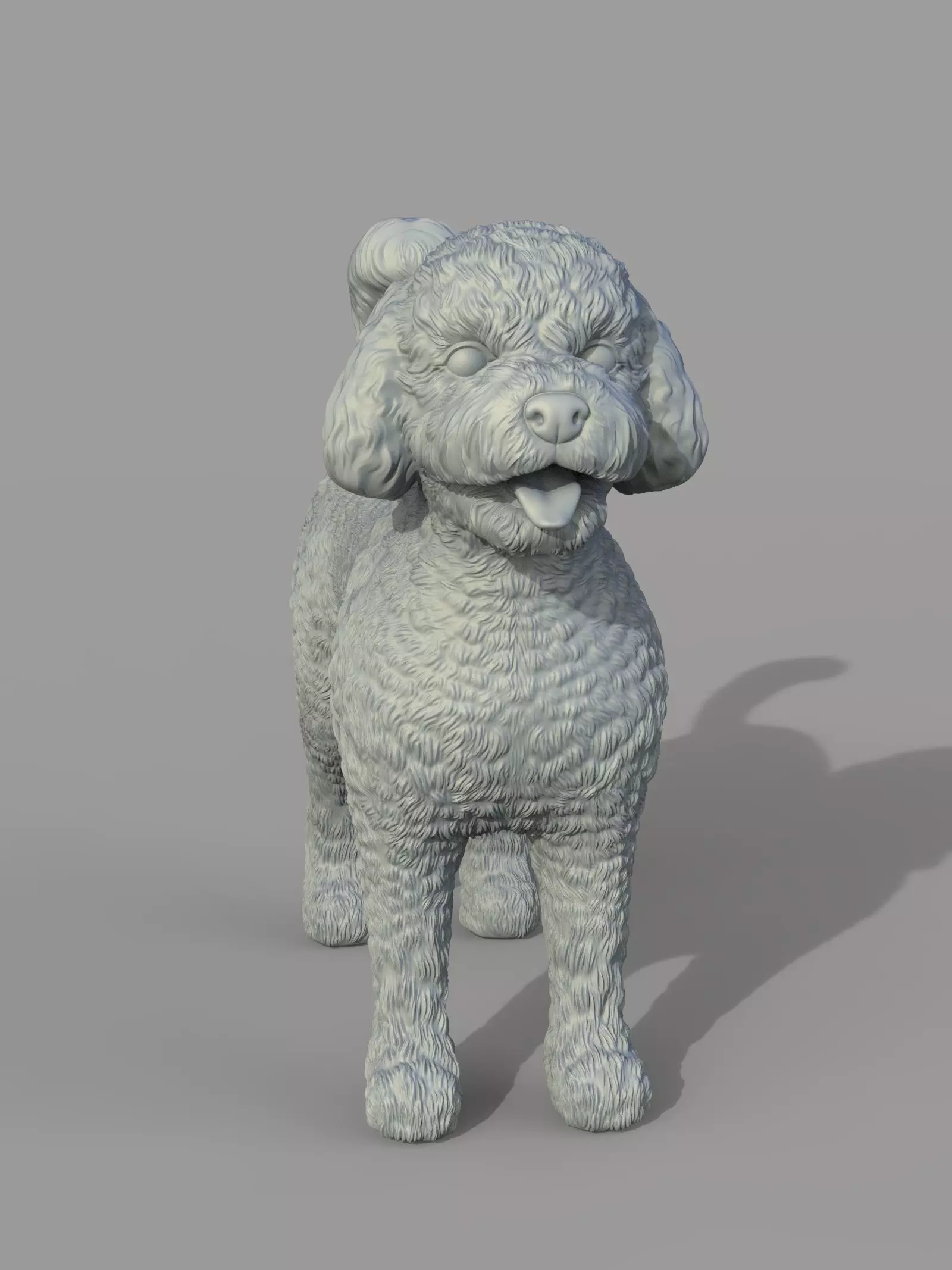 Caniche toy - Poodle 3D print model_0