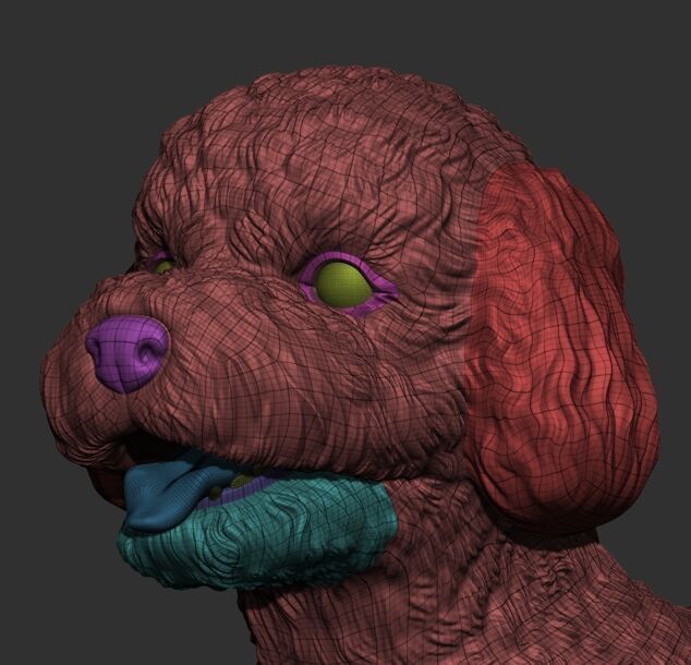 Caniche toy - Poodle 3D print model_7