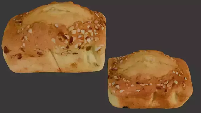 Almond Bread Loaf Scan