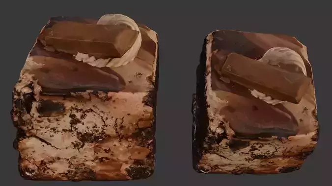 Chocolate Cake Slice Scan