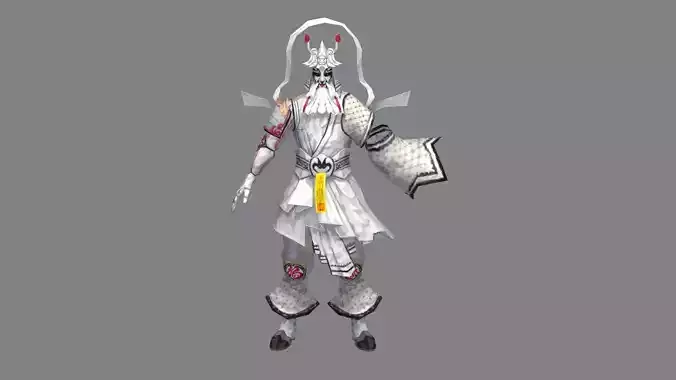 Paper character monster - paper effigy