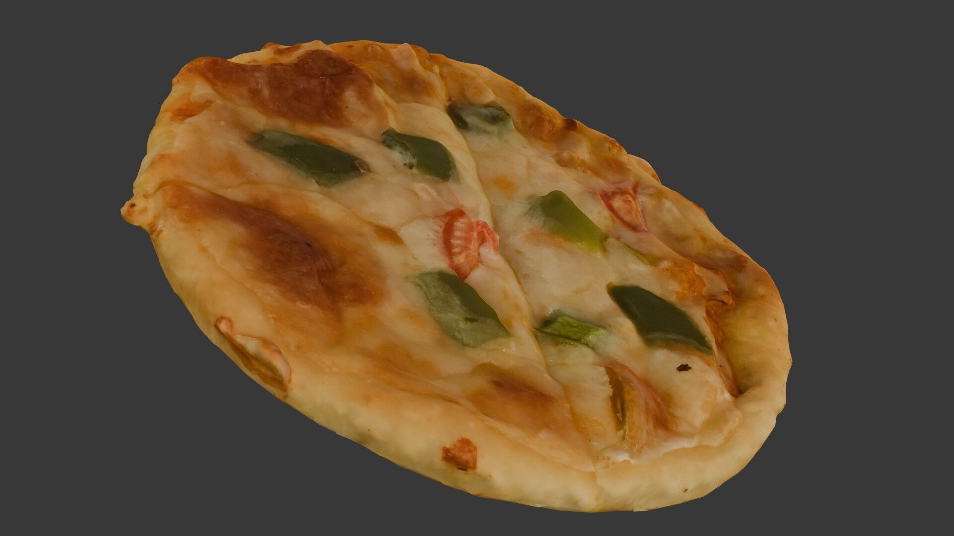 Mini Veggie Pizza Scan Low-poly 3D model_6