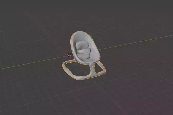 Baby Swing STL OBJ FBX Files for 3D Printing