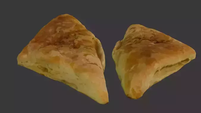 Flaky Pastry Triangle Scan