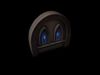 Stylized Fantasy Window - AI  Low-poly 3D model_1