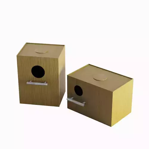 Colored Birdhouse 02