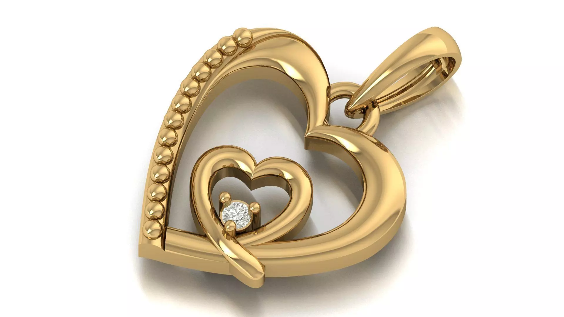 Pendant Necklace 3D print model_0