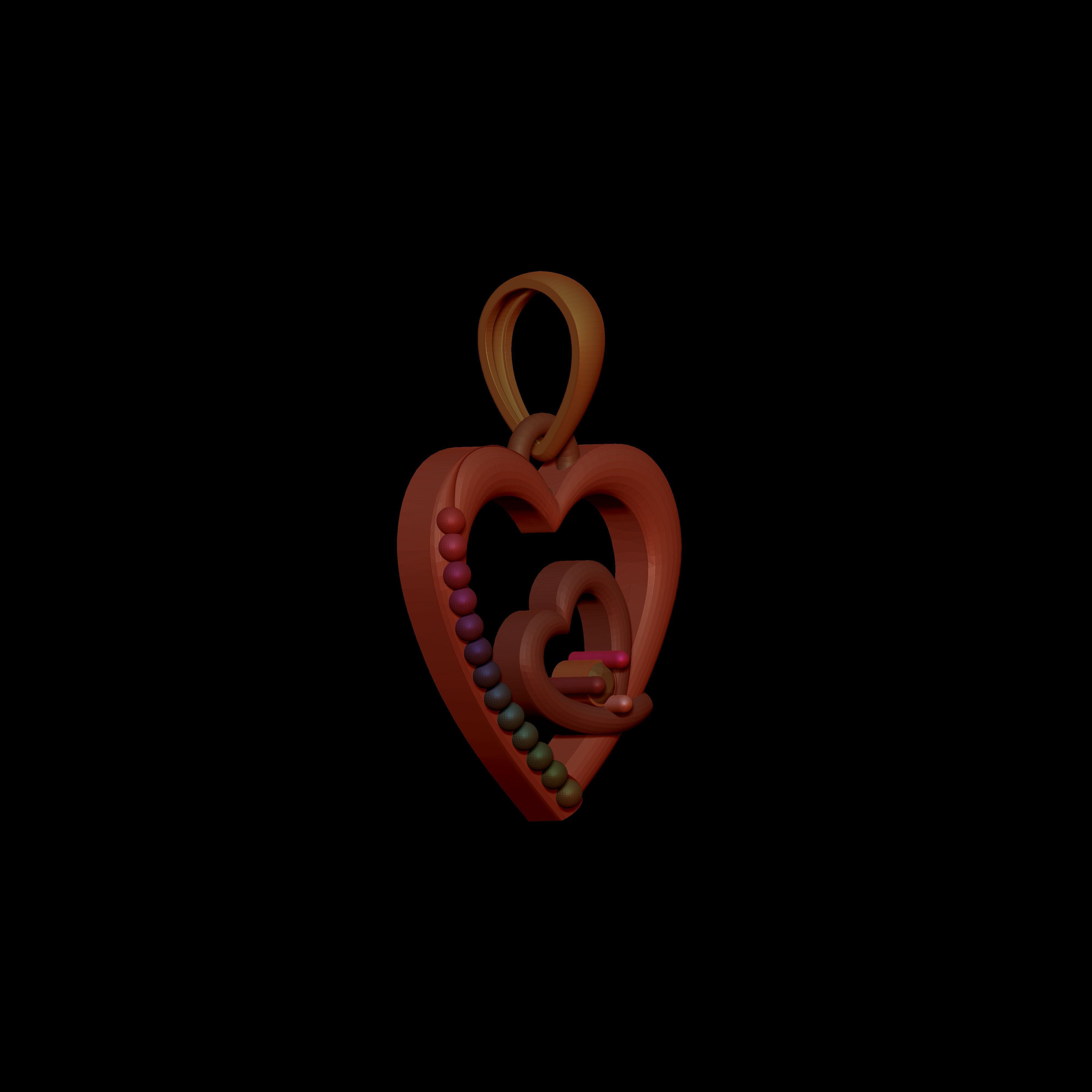Pendant Necklace 3D print model_16