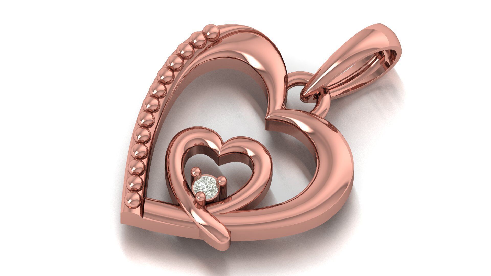 Pendant Necklace 3D print model_1