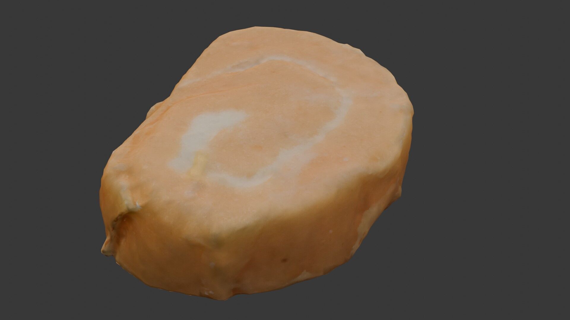 Realistic 3D Scan of a Swirled Pastry Roll Low-poly 3D model_5