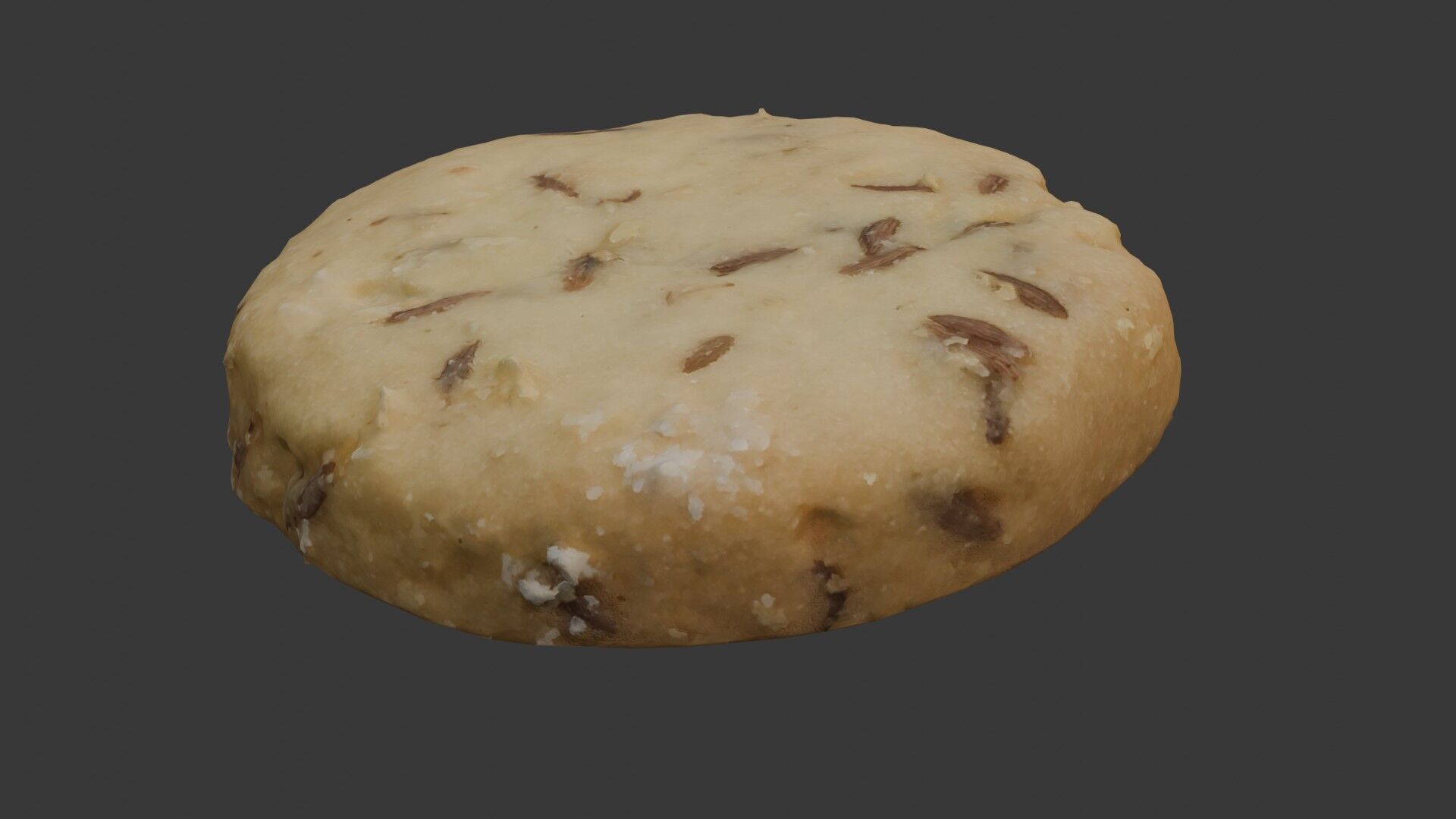 Fennel Cookie Scan Low-poly 3D model_4