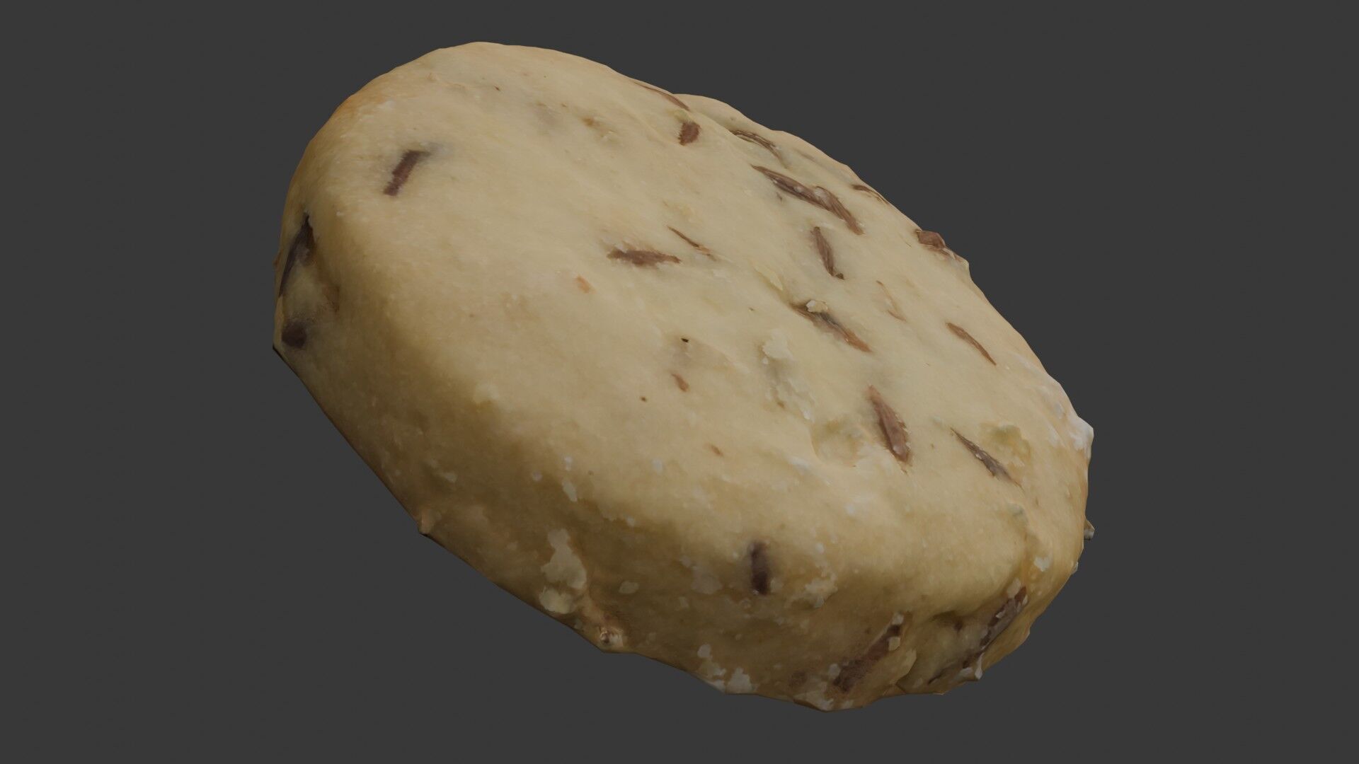 Fennel Cookie Scan Low-poly 3D model_5