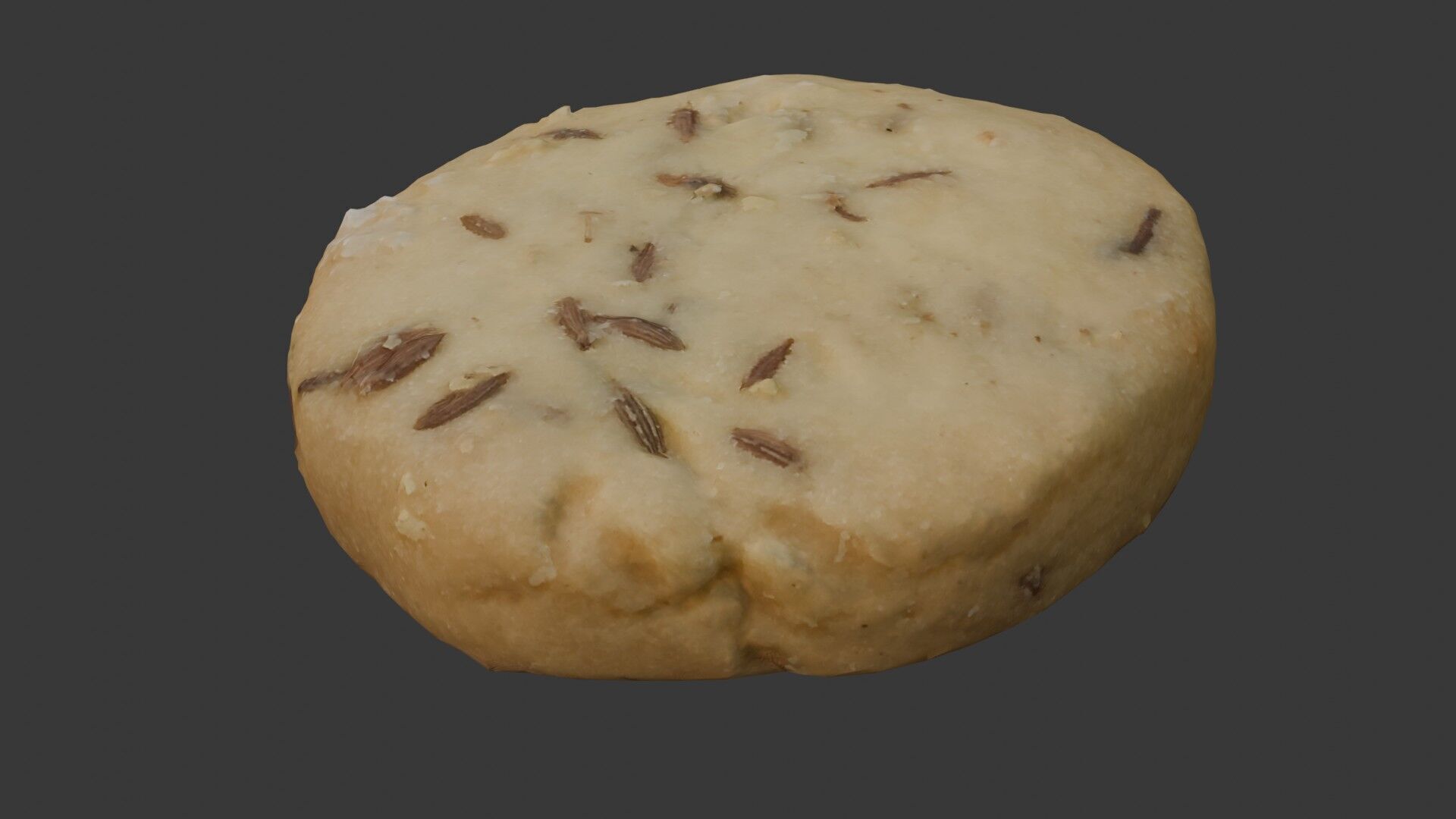 Fennel Cookie Scan Low-poly 3D model_7