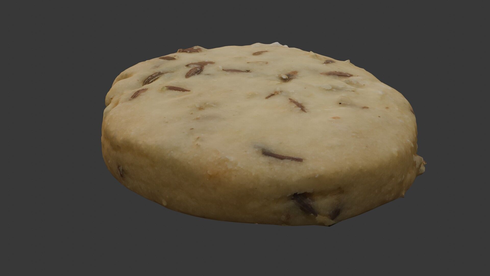 Fennel Cookie Scan Low-poly 3D model_6