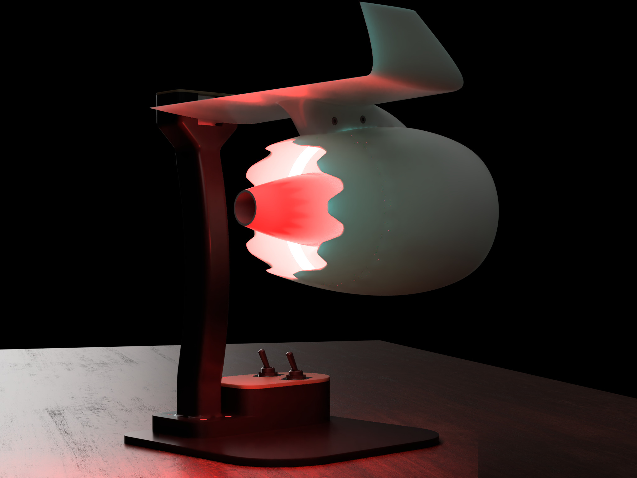 USB Desktop Turbofan 3D print model_4