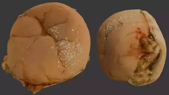 Realistic Stuffed Bun 3D Scan