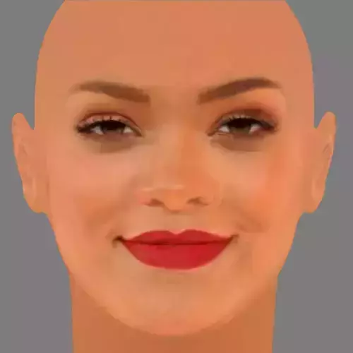 Rihanna Low-poly 3D model