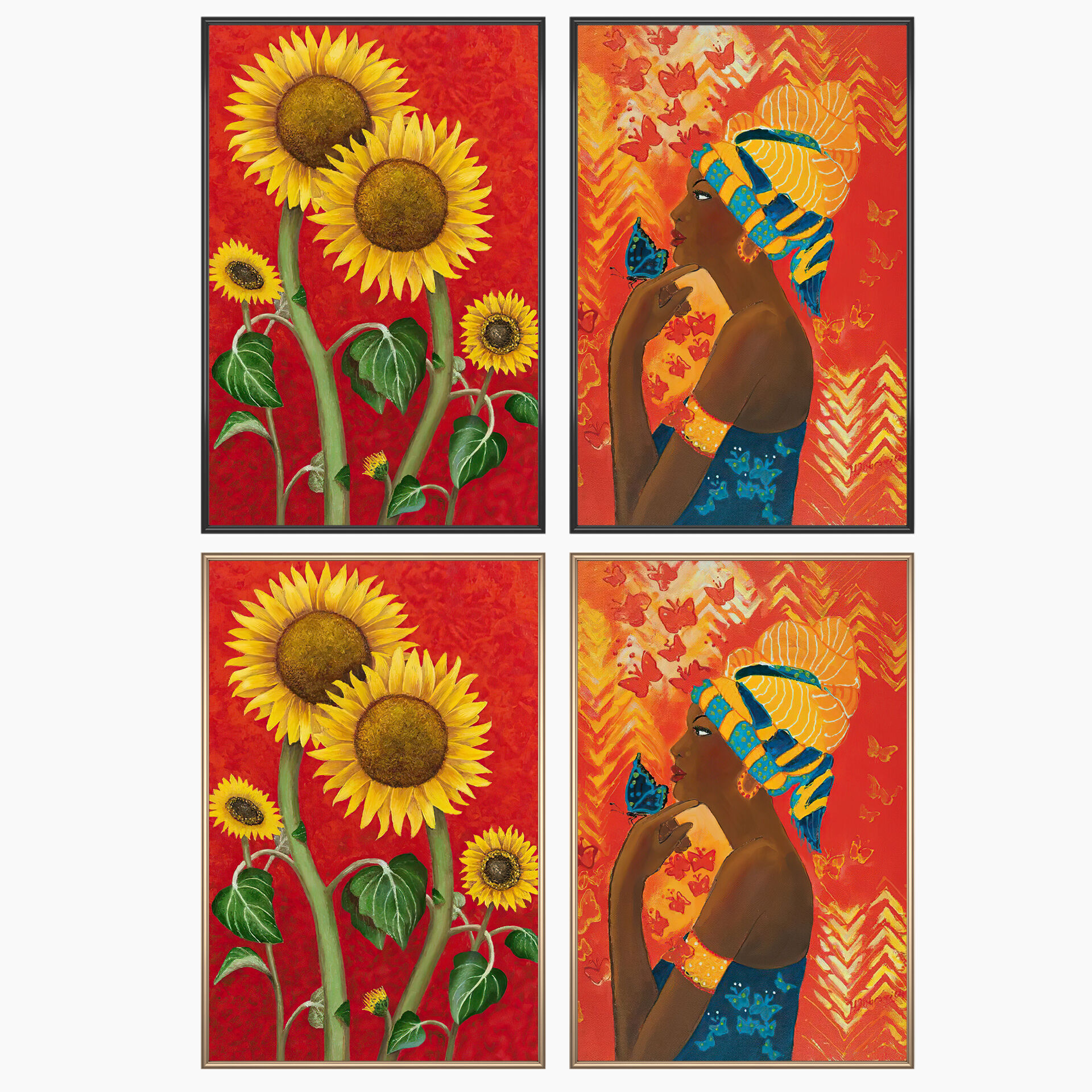 Wall Art Set 4367 3D model_1