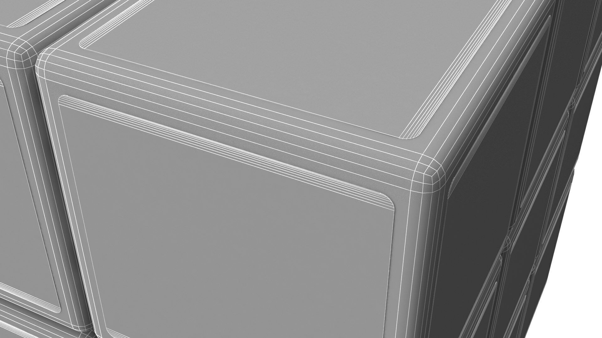 Rubiks Low-poly 3D model_7