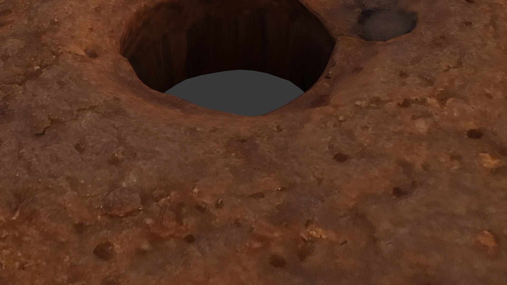 Chocolate Chip Bagel Scan Low-poly 3D model_3