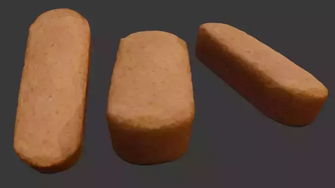 Soft Baked Cake Bar 3D Scan